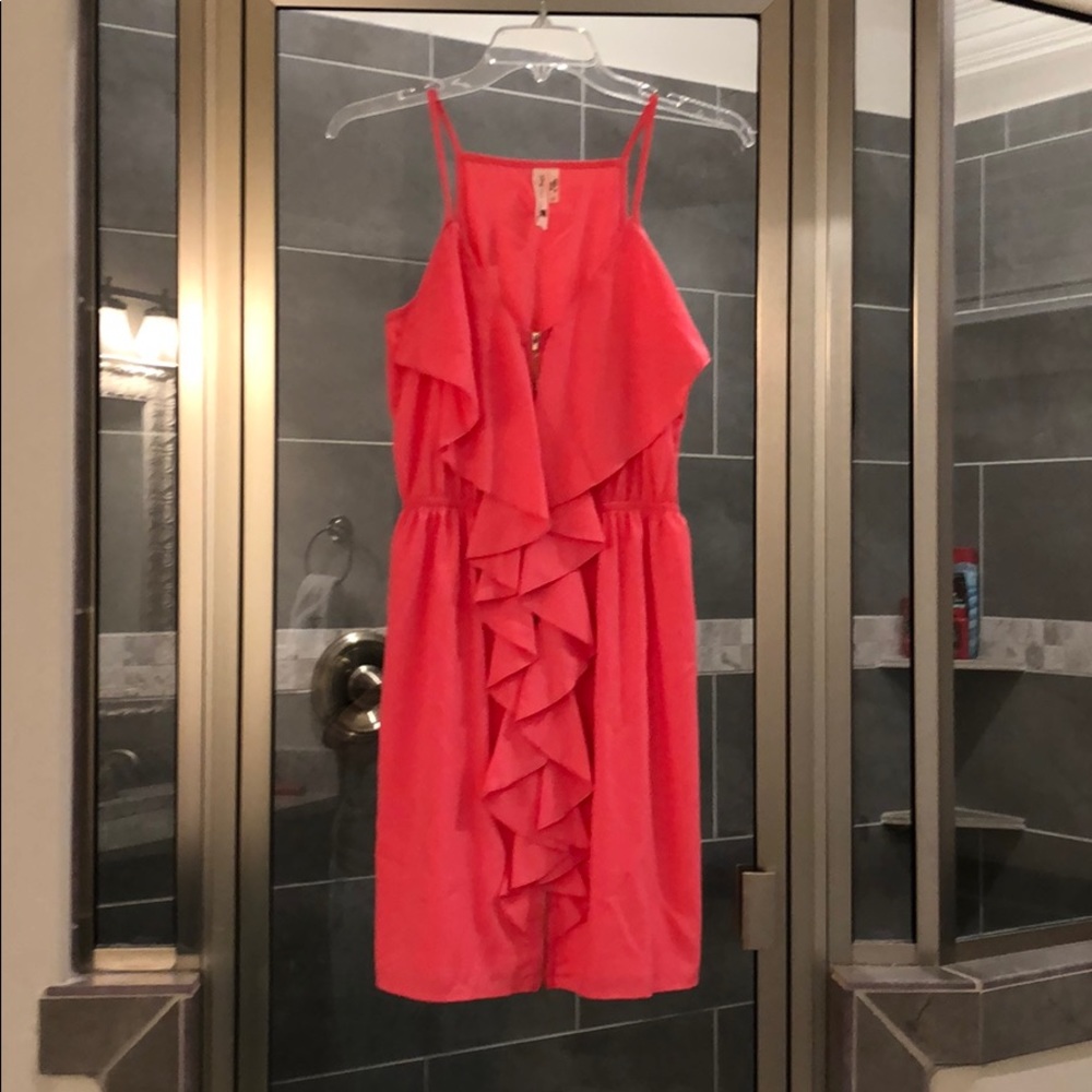 Pink sleeveless dress